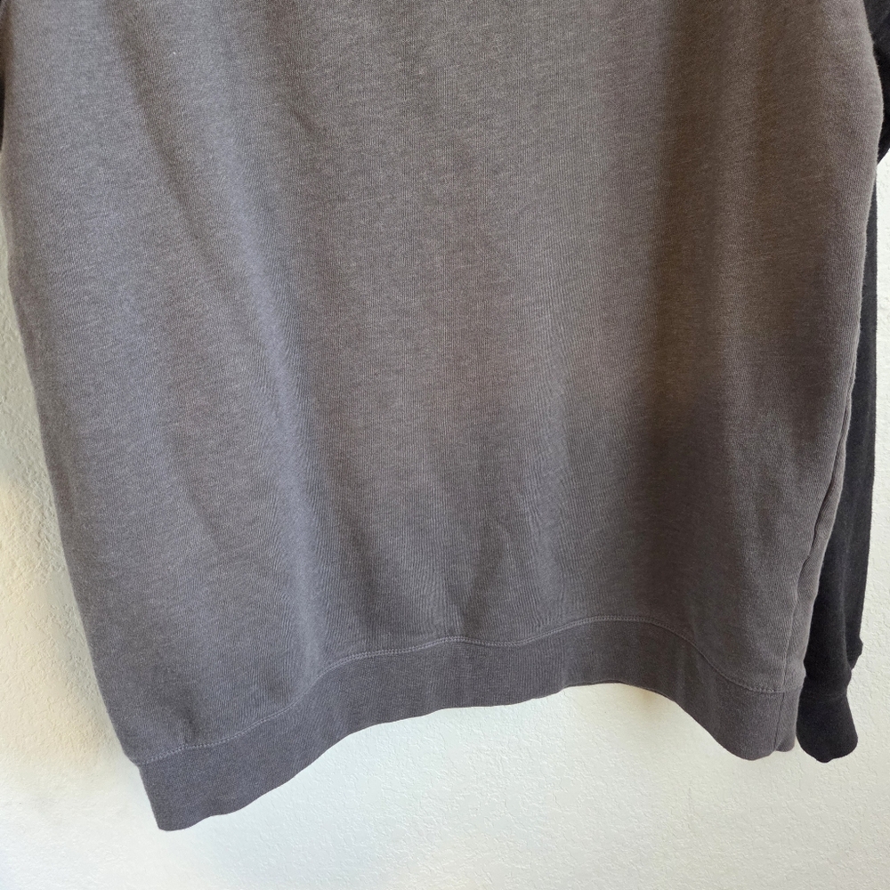 Quicksilver Men’s GreyBlack Sweatshirt Pullover Crewneck Surf Logo Plus Size XXL - Picture 6 of 14